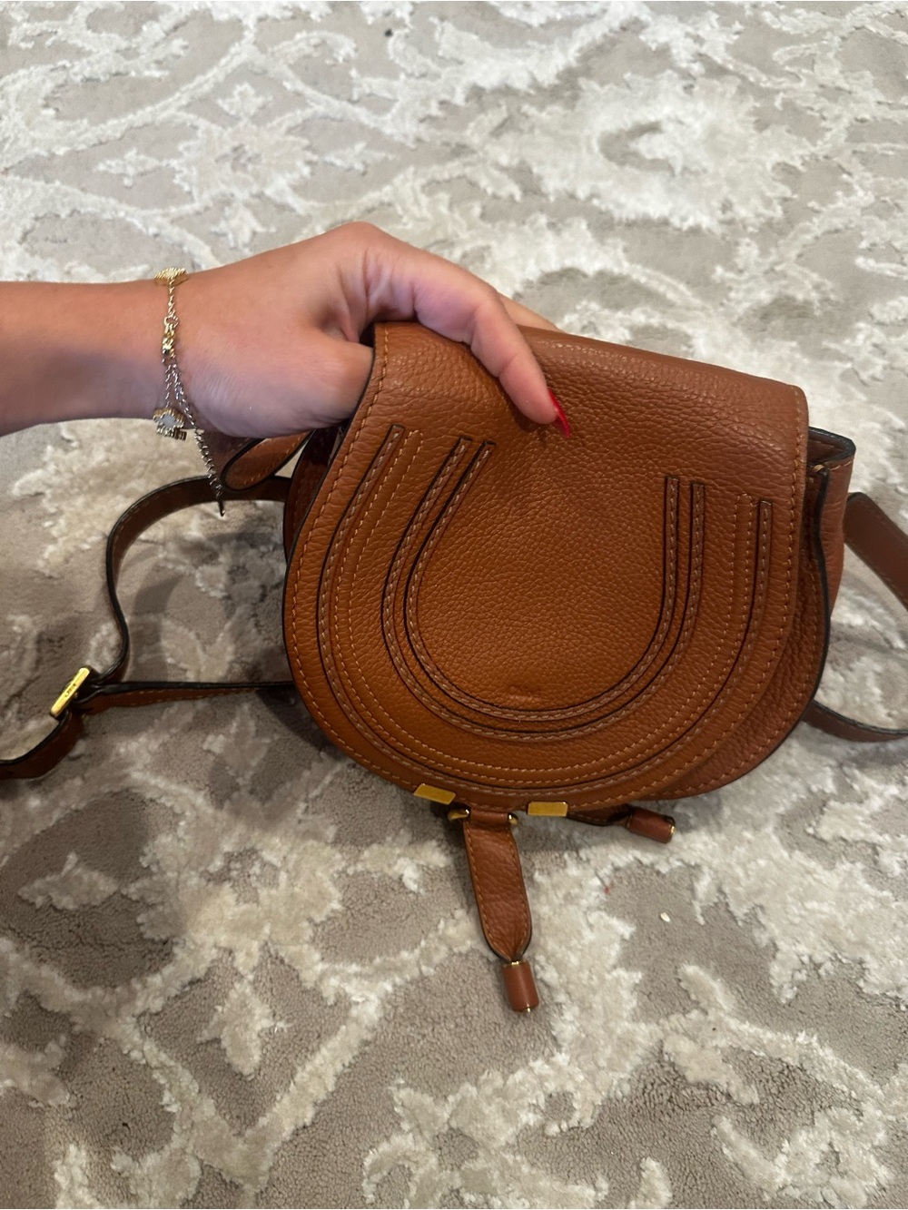 See By Chloe Brown Saddle Crossbody Bag